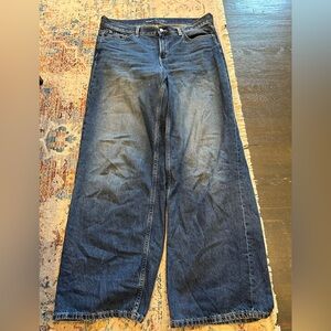 Old Navy Mid-Rise Baggy Wide Leg Jeans